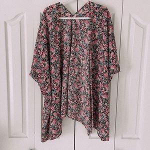 Floral Printed Kimono